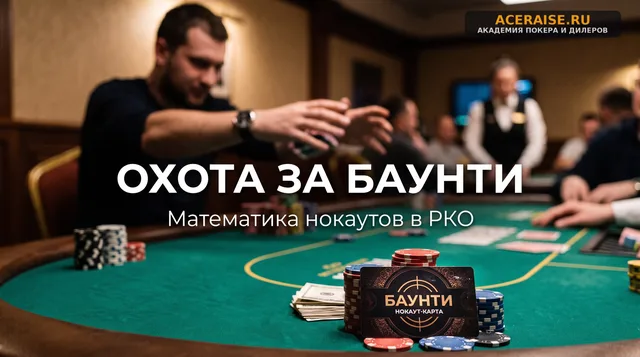 Стратегия игры в турнирах с нокаутами (PKO): как математически переводить баунти в фишки