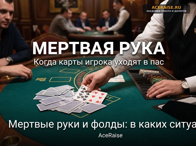 Мертвые руки и фолды: в каких ситуациях дилер обязан объявить руку игрока «мертвой»