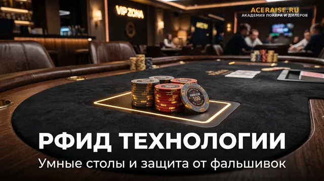 RFID-технологии в покере: как умные столы меняют трансляции и защищают кассу клуба