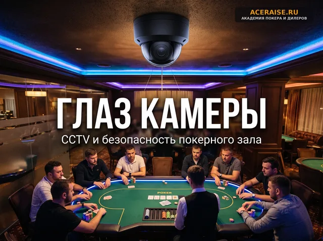 Регламент работы службы безопасности и CCTV в покерном клубе: мертвые зоны и контроль дилеров