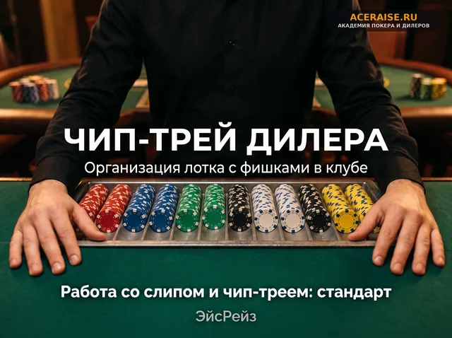 Работа со слипом и чип-треем: стандарты организации и безопасности рабочего места дилера