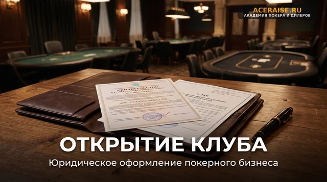 Юридическое оформление покерного клуба: выбор правовой формы, лицензирование и налогообложение