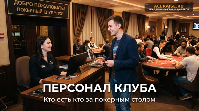 Кто есть кто в покерном клубе: гид по персоналу для начинающих игроков