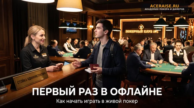 Первый раз в живом покерном клубе: пошаговый гид по переходу из онлайна в офлайн