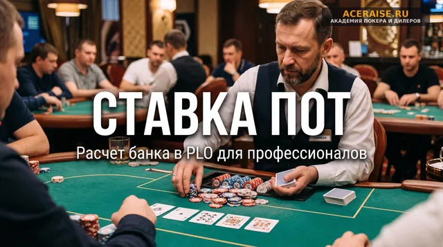 Расчет максимального рейза (Pot Raise) в Пот-Лимит Омахе (PLO) на префлопе и постфлопе