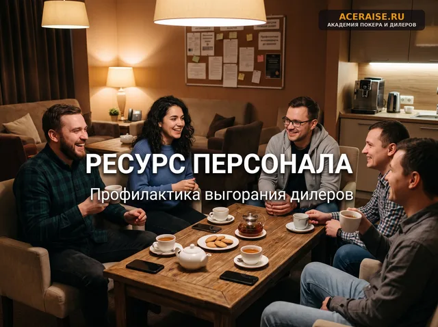 Борьба с профессиональным выгоранием дилеров: система нематериальной мотивации и ротации персонала в клубе