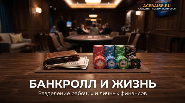 Покерный банкролл против лайфролла: как профессионалу разделять рабочие деньги и личный бюджет