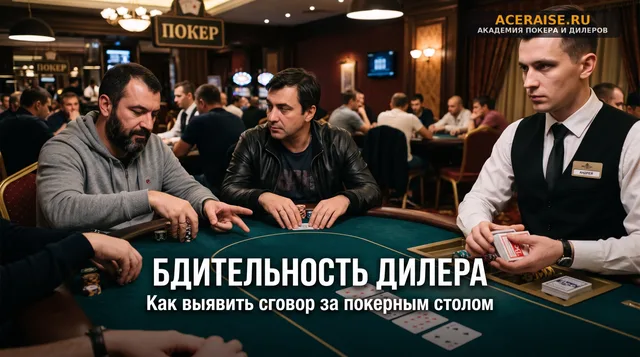 Обязанности дилера по безопасности: как защитить чип-трей и выявить сговор игроков (тимплей)