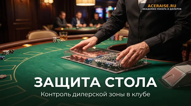 Техника защиты игры: как дилеру контролировать колоду и чип-трей во избежание краж