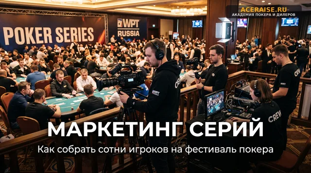 Маркетинг покерных серий: как запустить вирусную кампанию и собрать полный зал на фестиваль