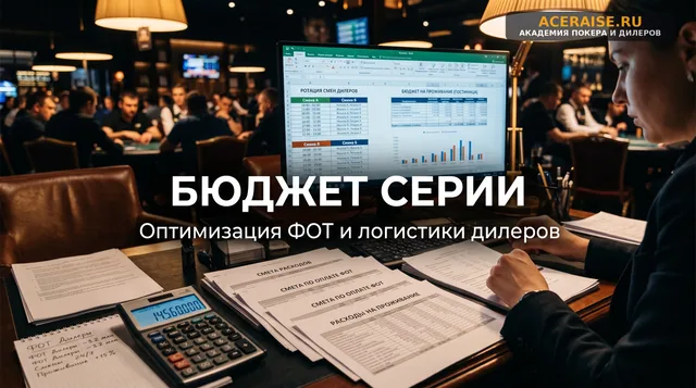 Логистика и ФОТ персонала на покерных сериях: схемы оплаты, сетка смен и оптимизация расходов на фрилансеров