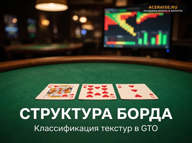 Классификация текстур борда: как структура доски меняет вашу GTO-стратегию