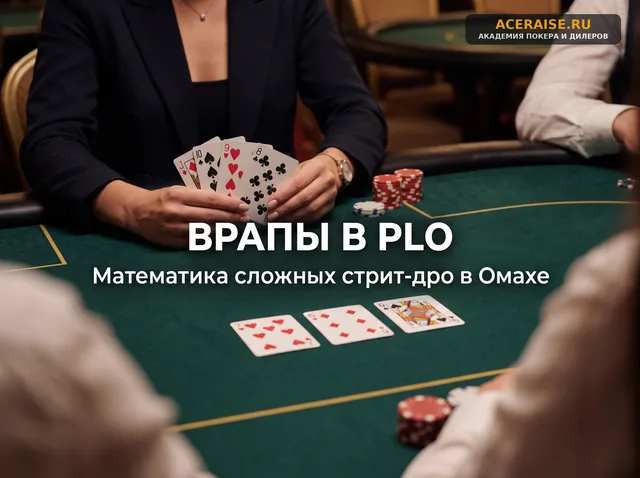 Врапы и стрит-дро в Омахе: математика постфлопа для продвинутых игроков