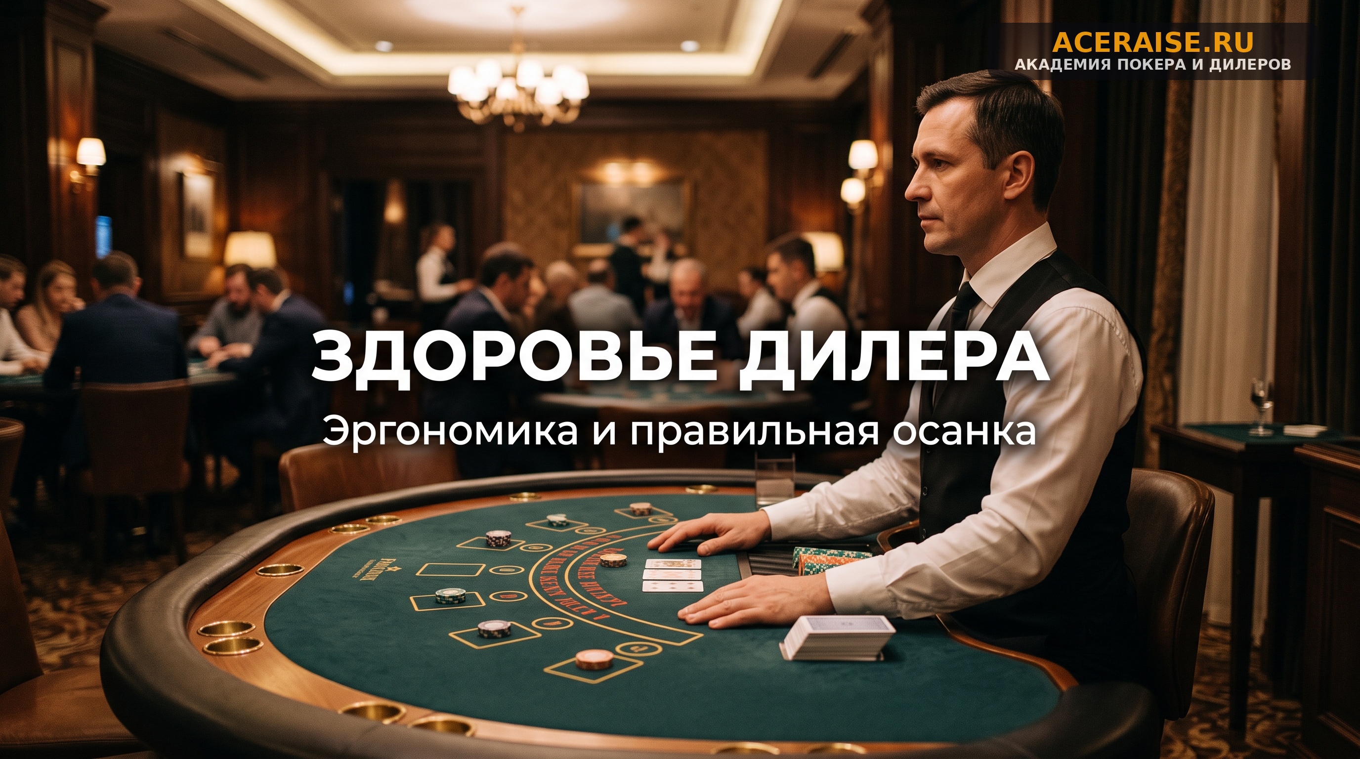 Эргономика дилера: как сохранить спину, кисти рук и зрение при многочасовых сменах