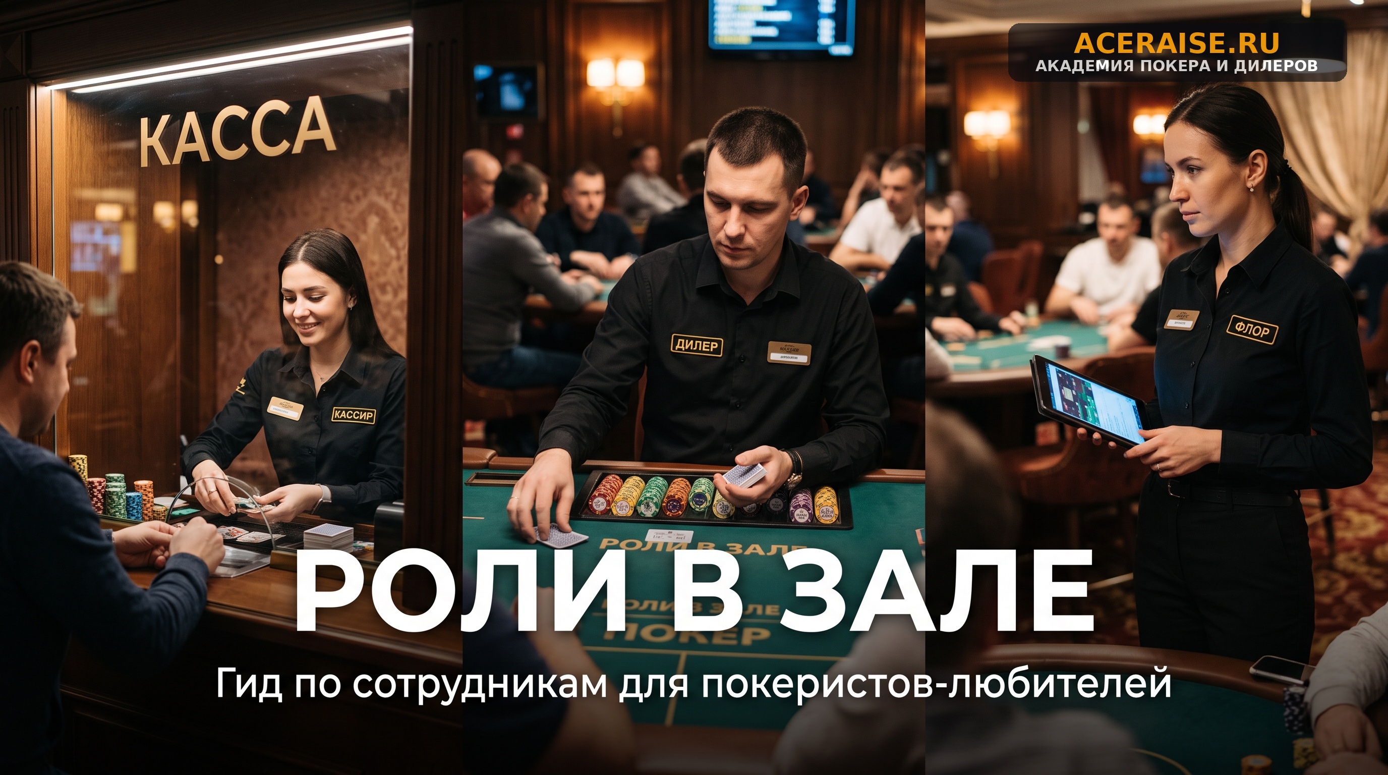Кто есть кто в покерном клубе: гид по персоналу для начинающих игроков