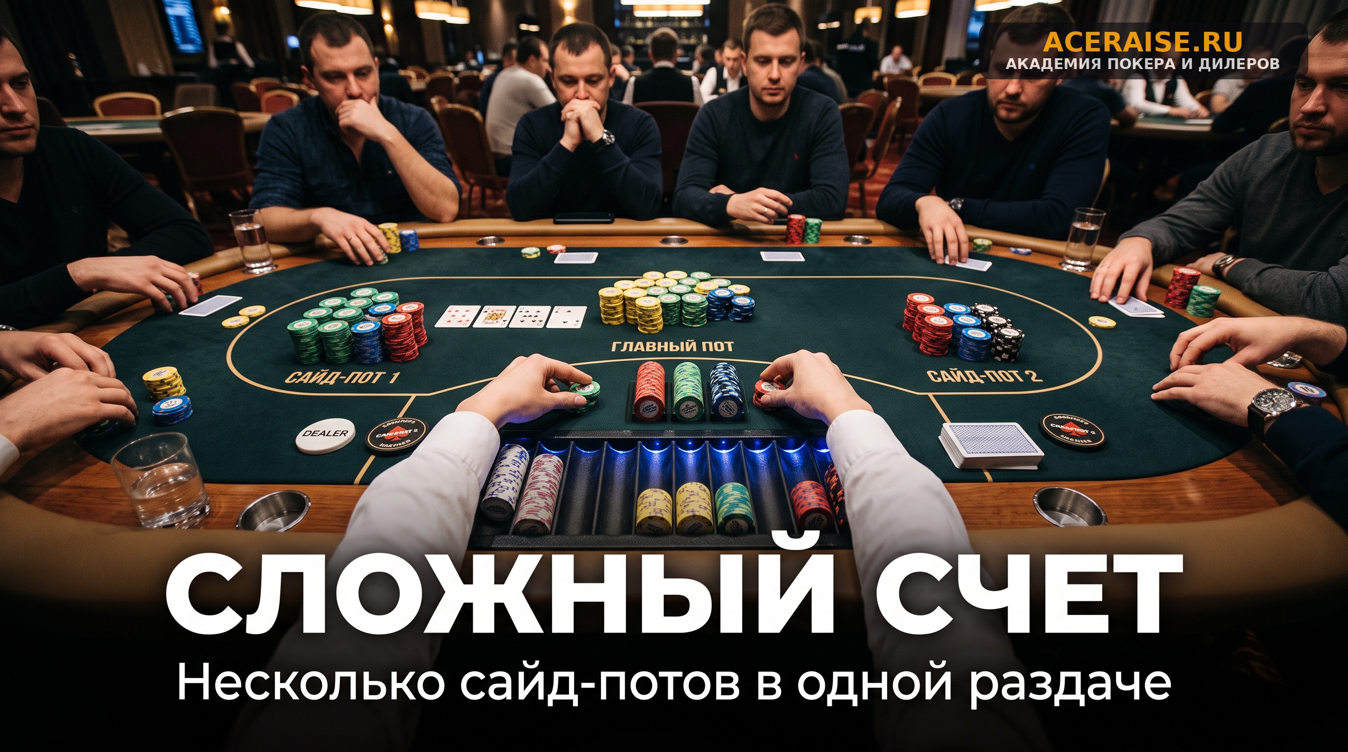 Сложные сайд-поты: как рассчитать банк при 3 и более олл-инах разного размера