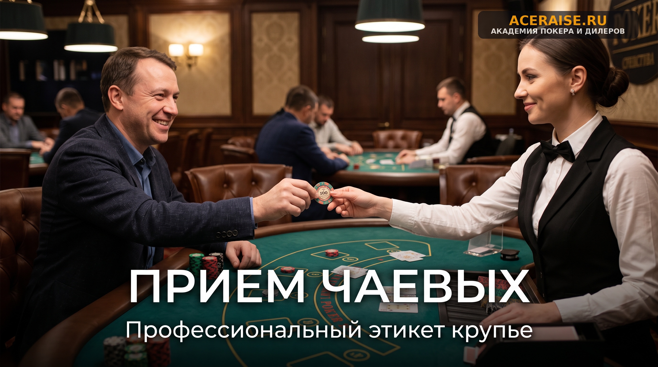 Особенности обслуживания кэш-столов: закупка фишек «из бокса», чаевые и поддержание темпа
