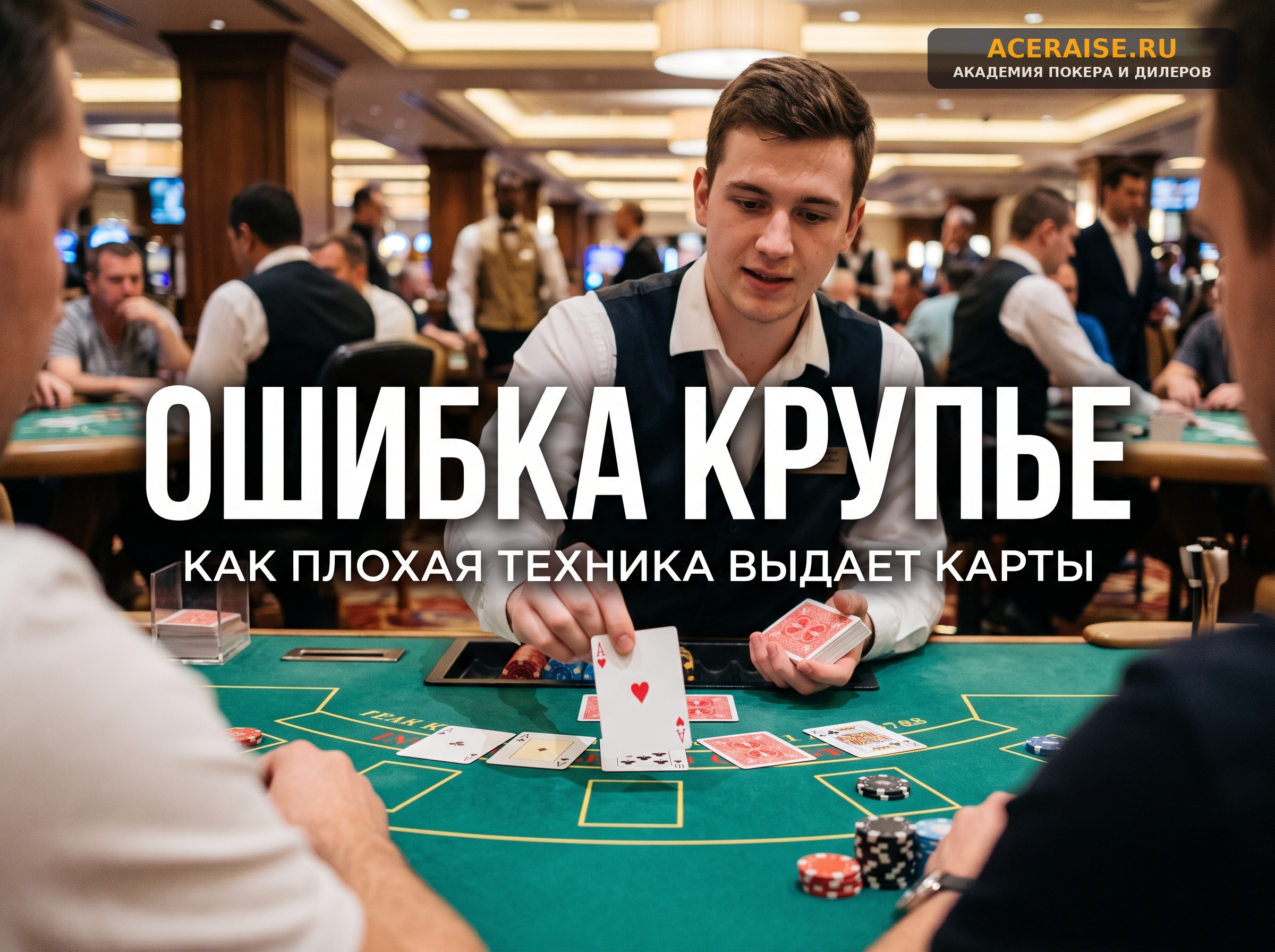 Как читать механику дилера: почему плохая техника крупье выдает карты соперников