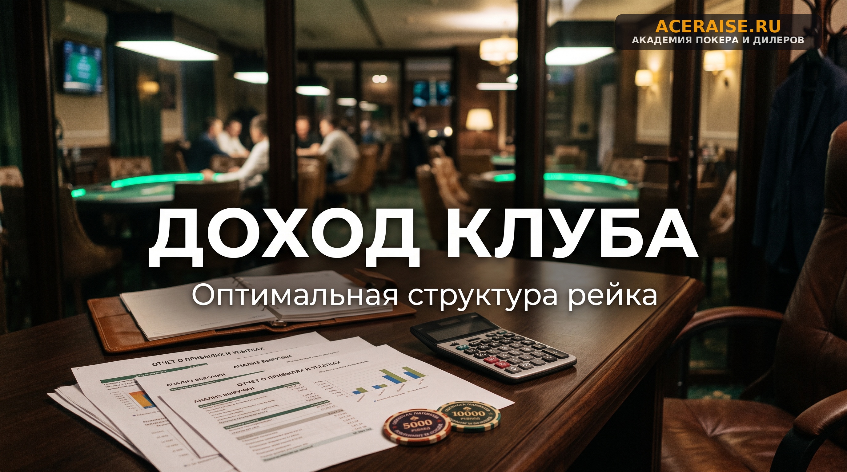 Экономика кэш-игры в клубе: расчет оптимальной структуры рейка и кэп-лимитов