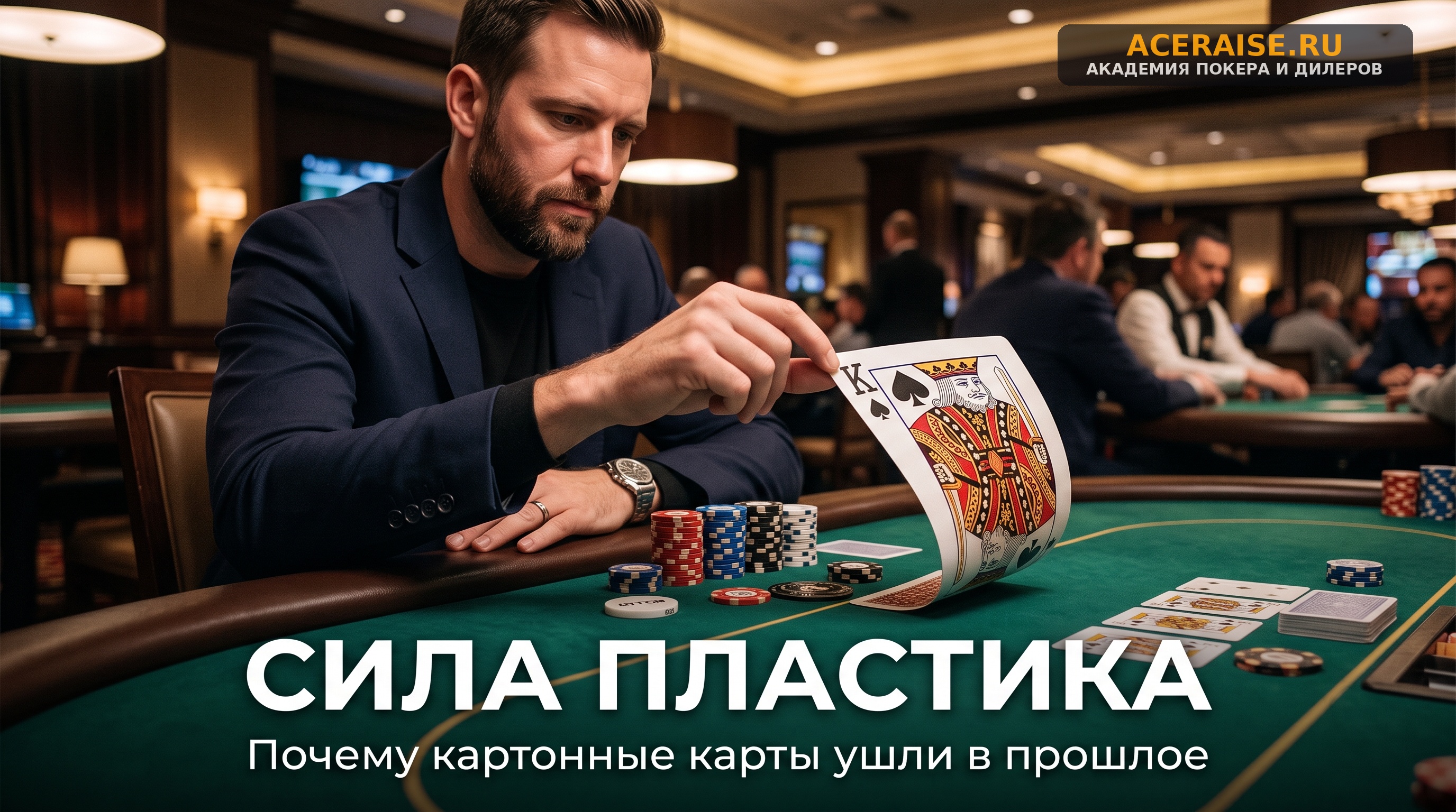 Пластик против картона: почему в живом покере используются только 100% пластиковые карты