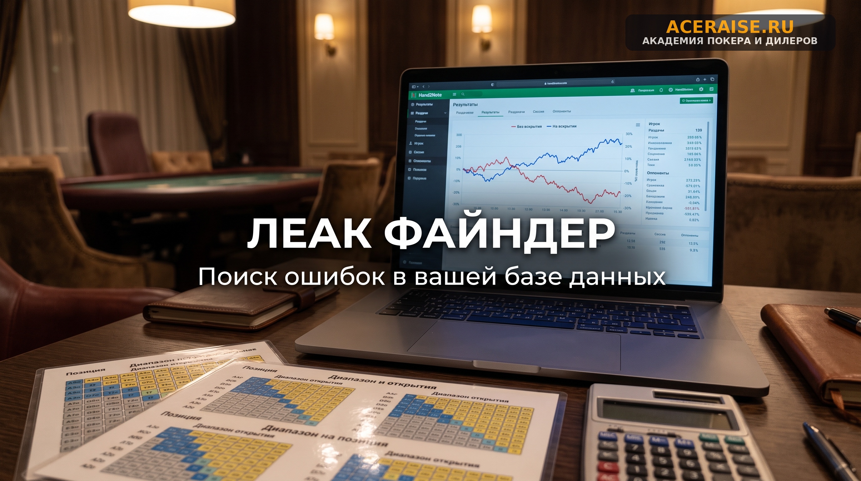 Поиск утечек банкролла (Leak Finder): как анализировать свою базу данных в Hand2Note