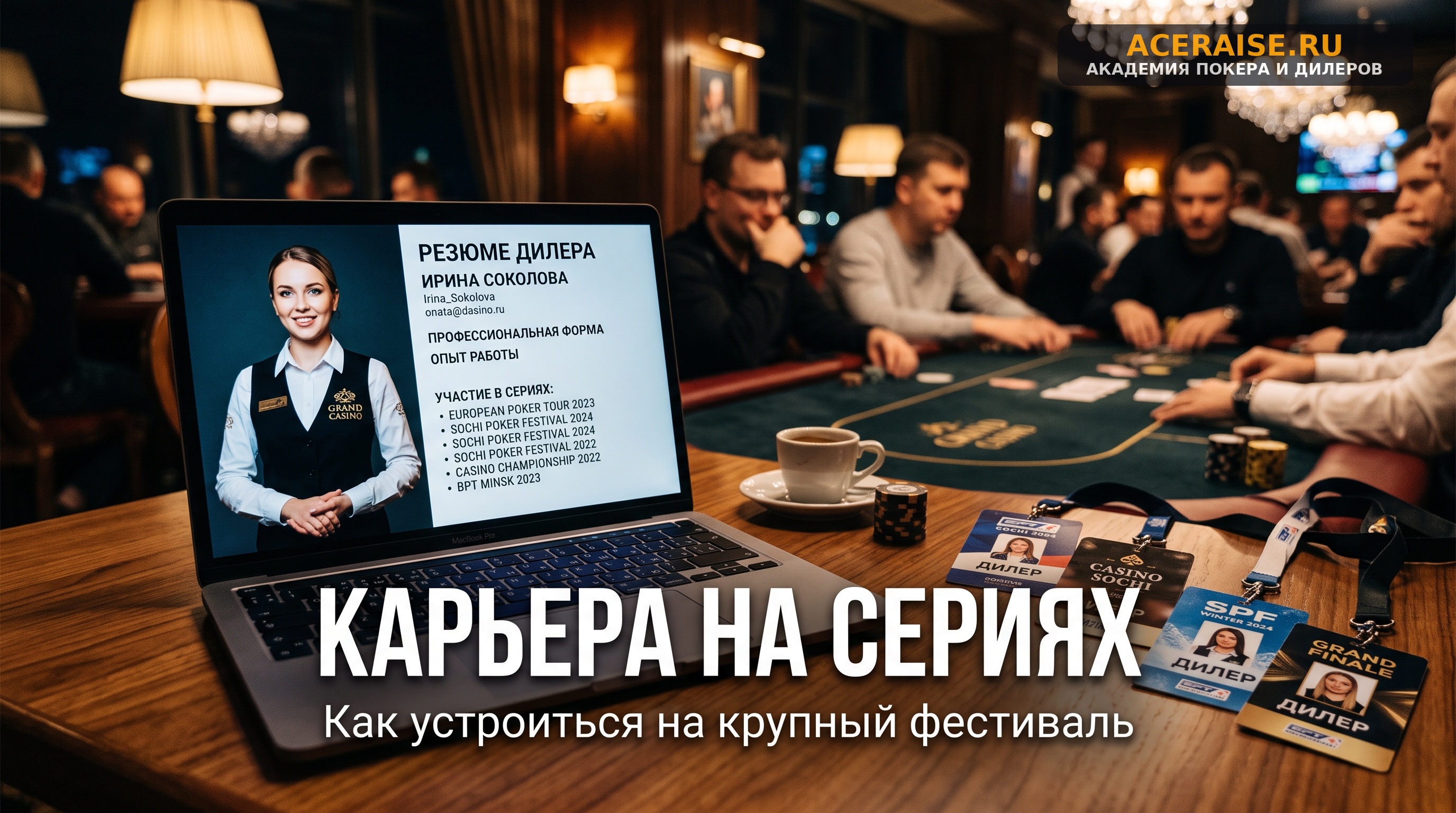 Как попасть в штат крупной серии: составление покерного резюме, кастинги и контакты организаторов