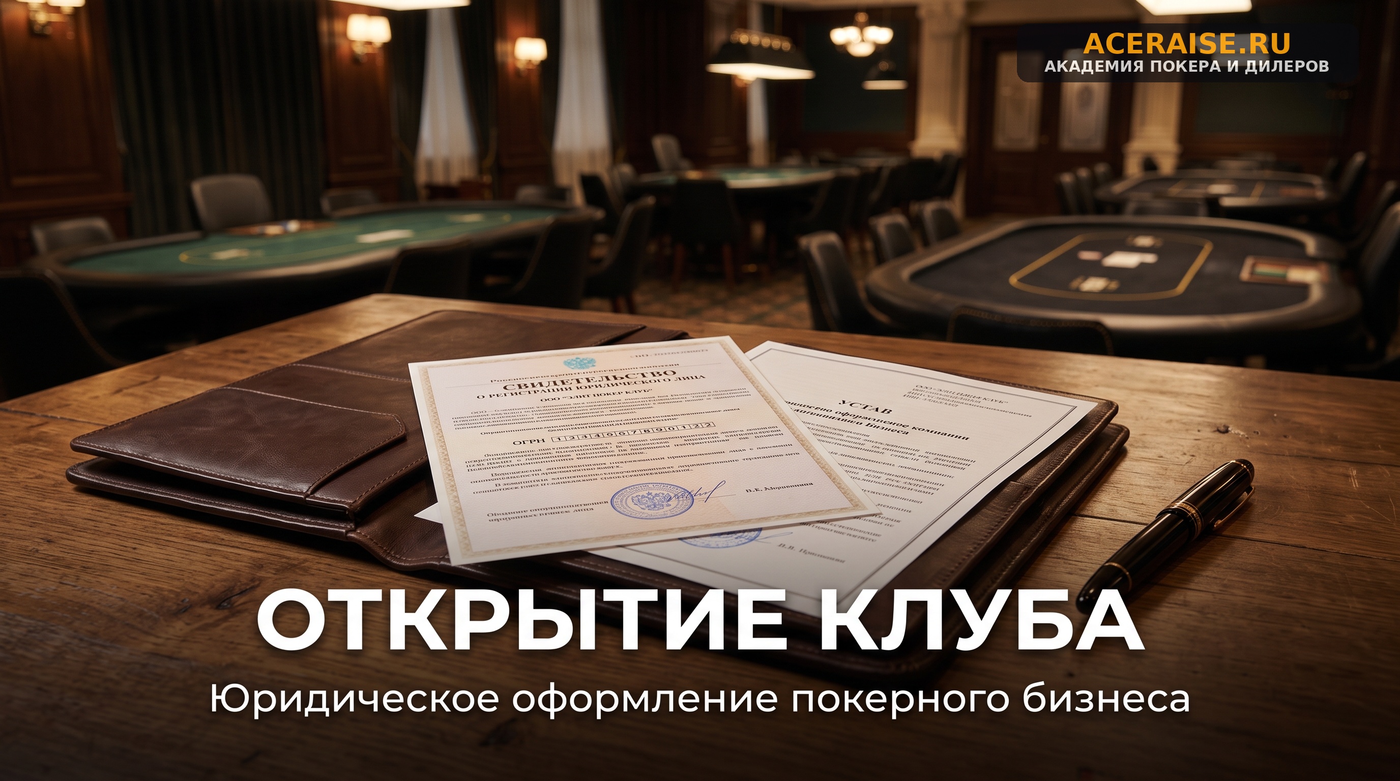 Юридическое оформление покерного клуба: выбор правовой формы, лицензирование и налогообложение