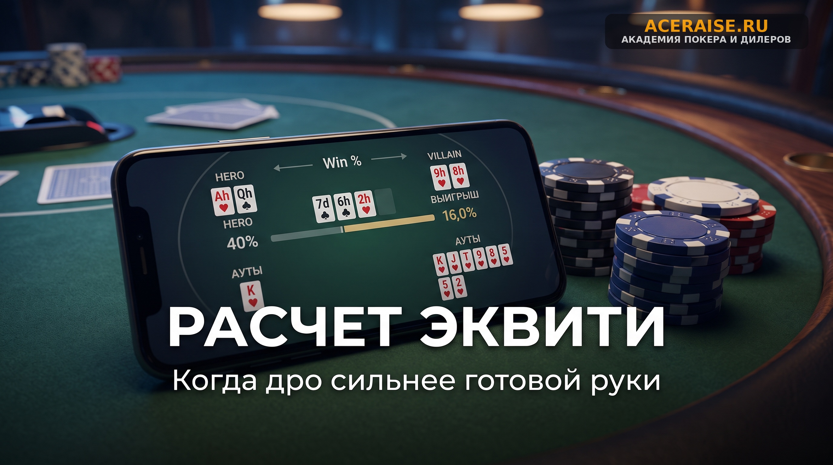Врапы и стрит-дро в Омахе: математика постфлопа для продвинутых игроков