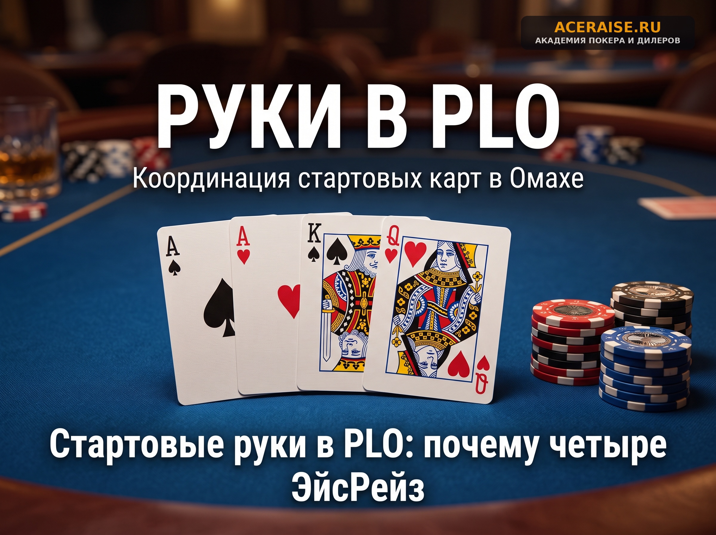 Стартовые руки в PLO: почему четыре карты — это не две руки в Холдеме
