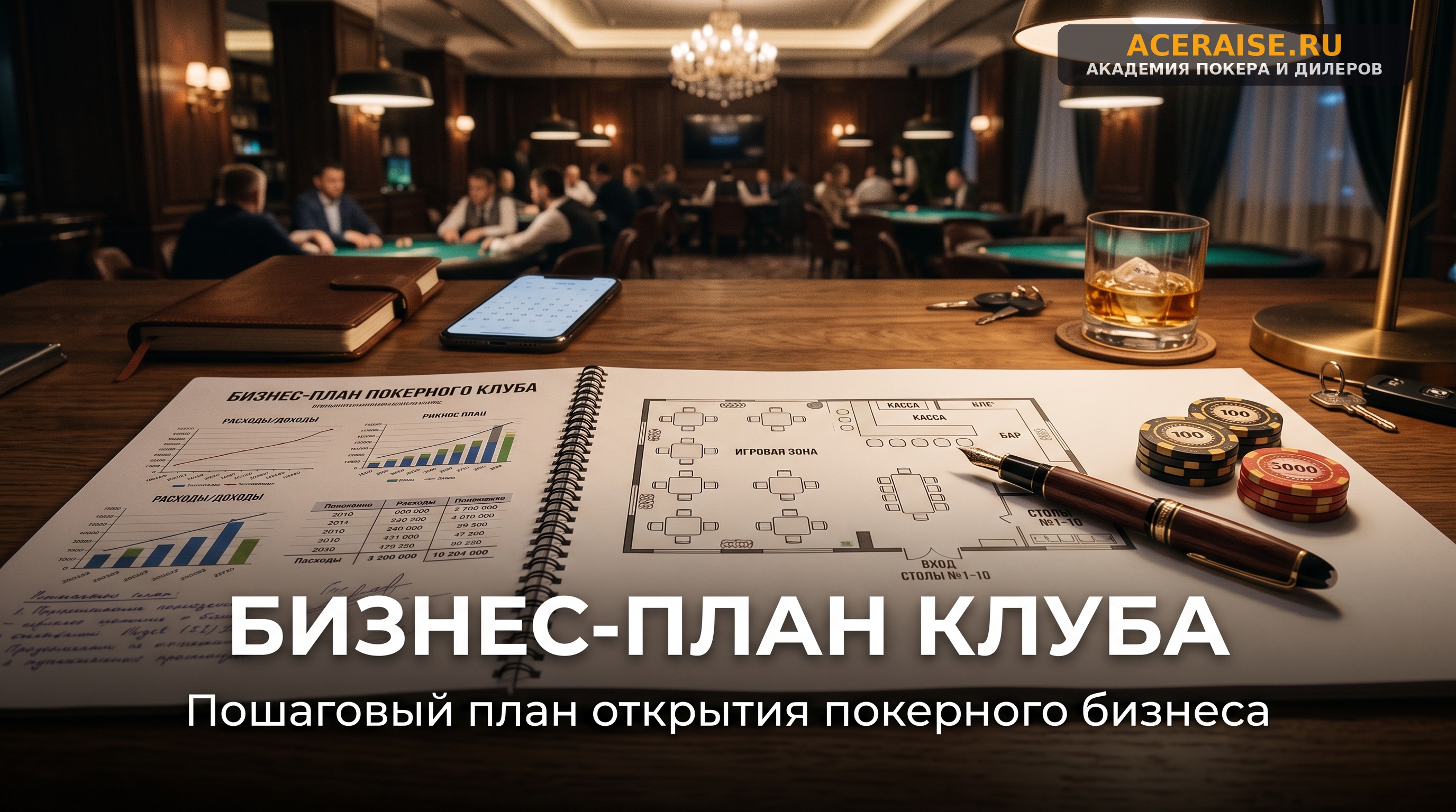 Как открыть покерный клуб с нуля: пошаговый бизнес-план, смета и расчет окупаемости