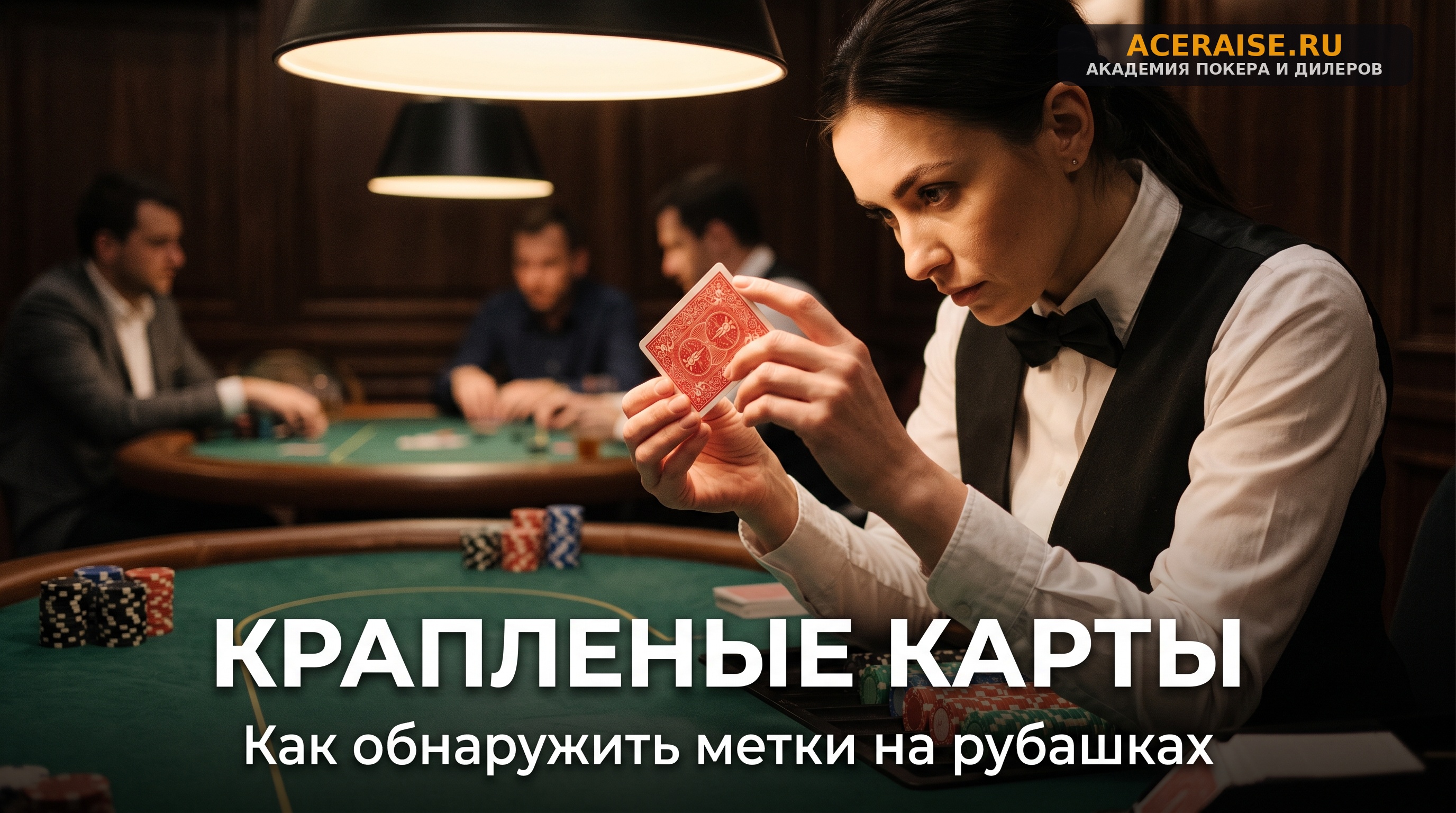Заметки инспектора: как дилеру выявлять крапленые карты прямо во время раздачи