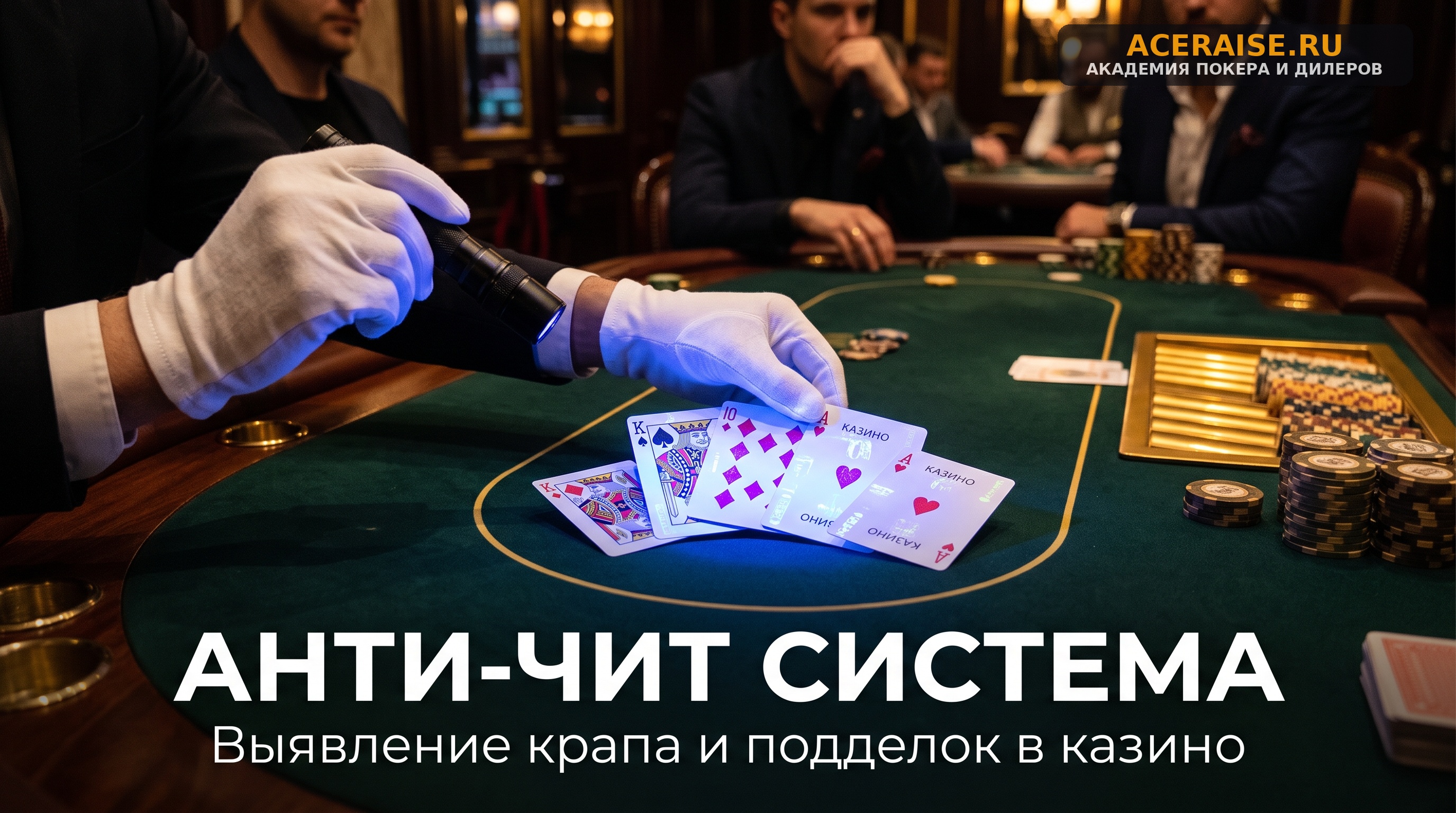 Противодействие мошенничеству (Anti-Cheat): как выявить крапленые карты и фальшивые фишки в клубе