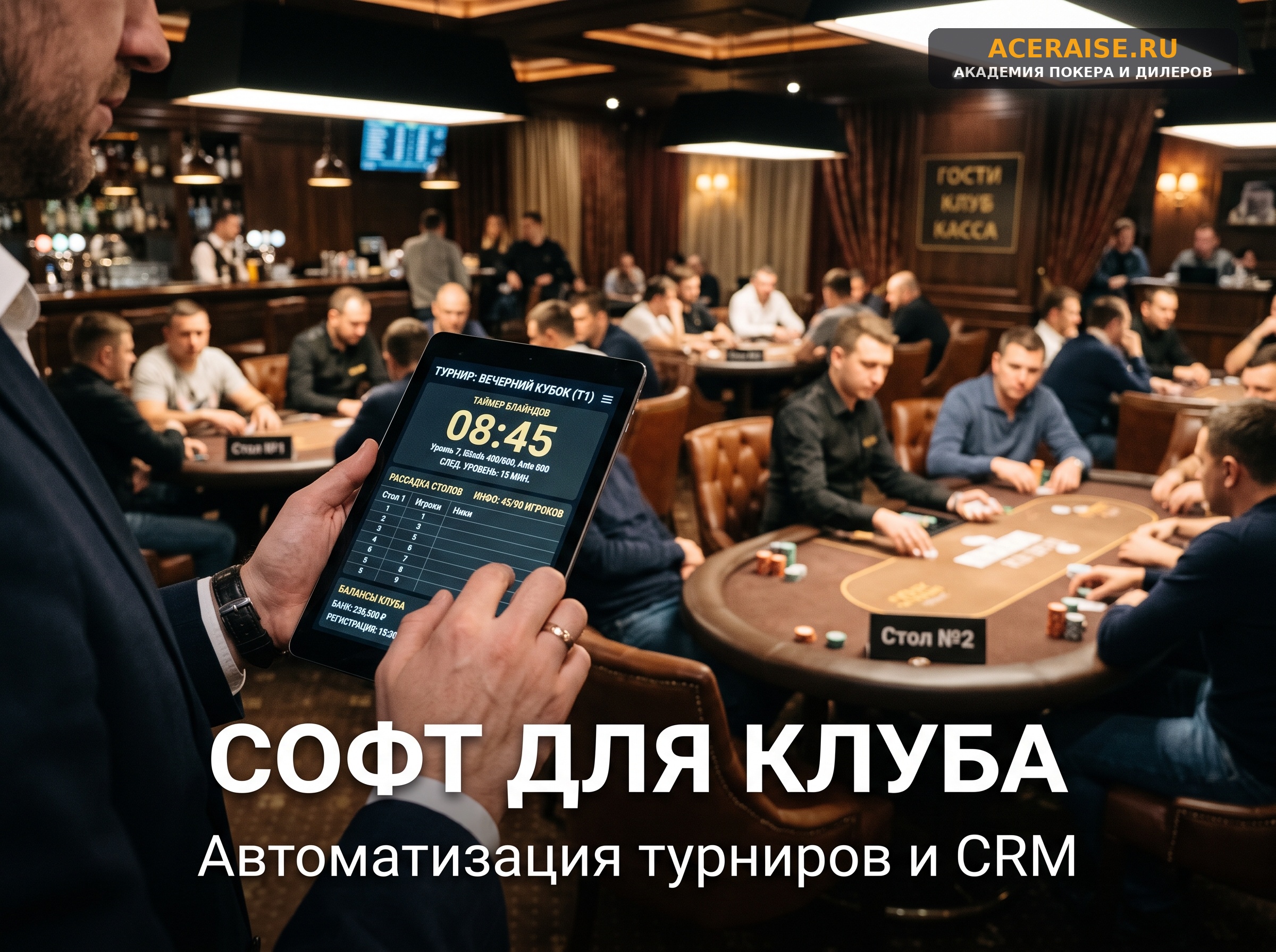 Софт для автоматизации покерного клуба: обзор Tournament Director, Poker League Manager и CRM-систем