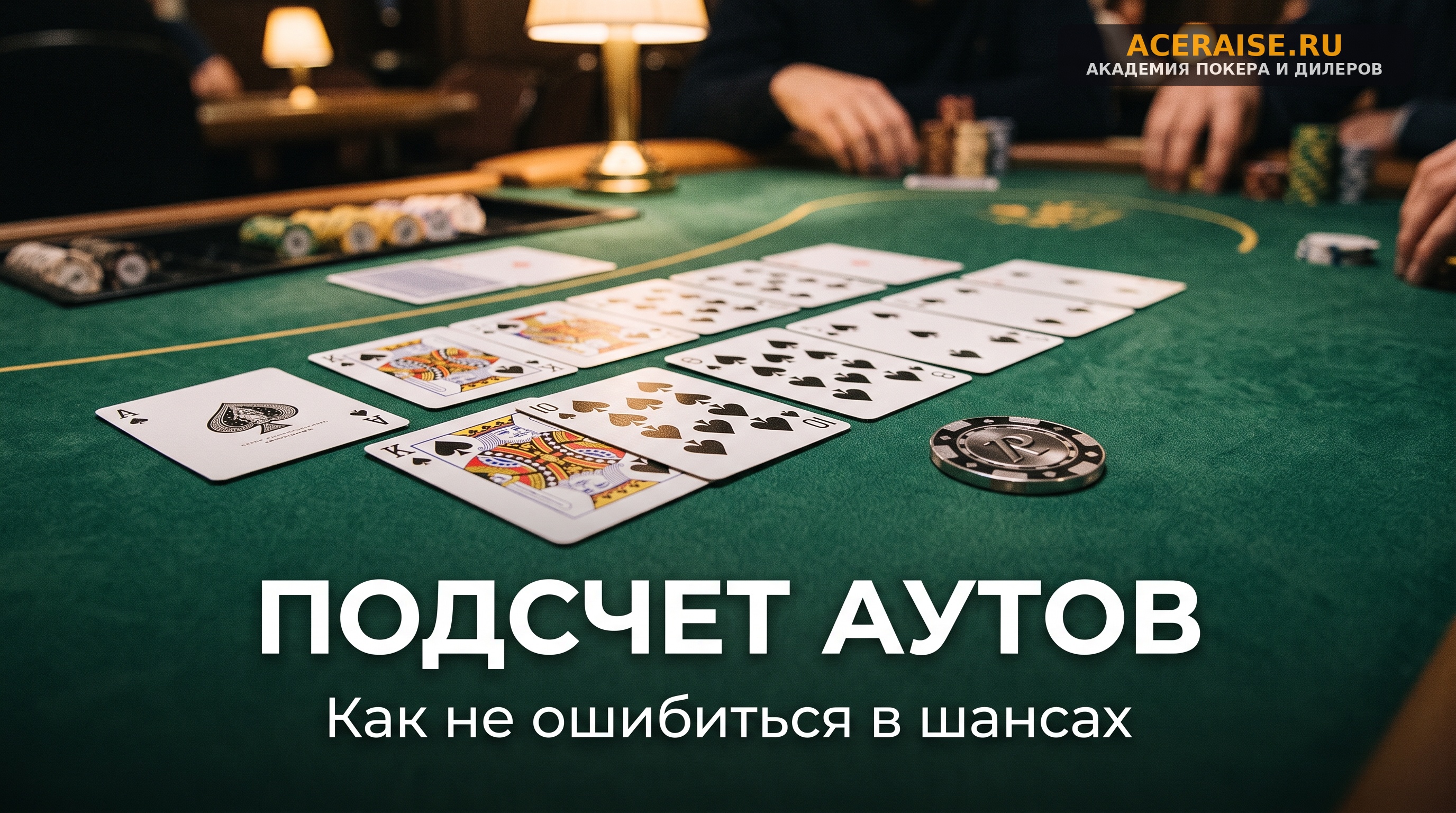 Правило 4 и 2: как быстро считать вероятность собрать флеш или стрит на постфлопе