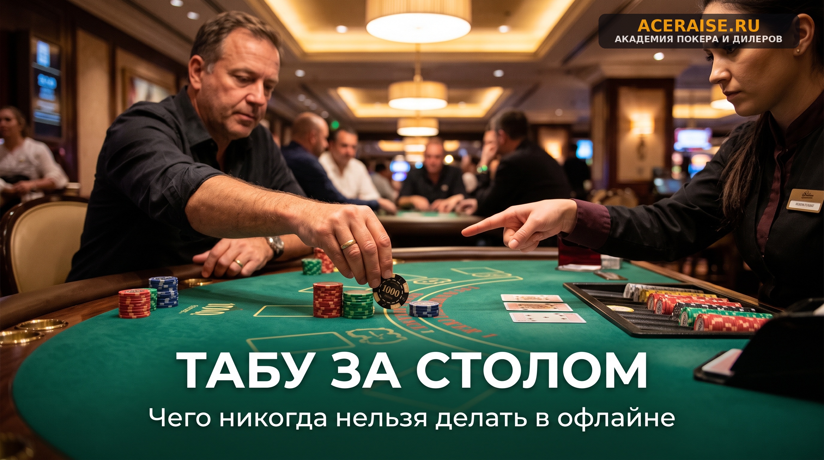 Этикет живой игры: неписаные правила хорошего тона и табу за покерным столом