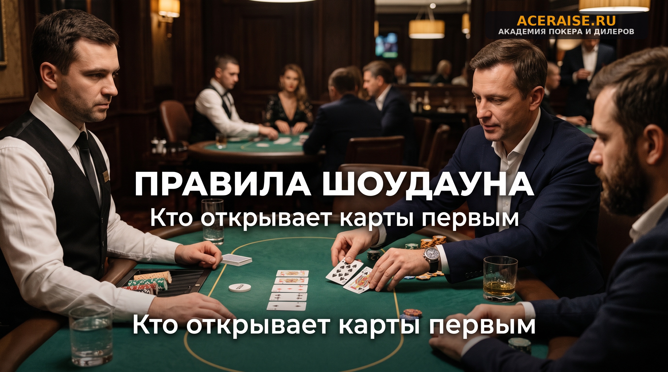 Шоудаун по правилам TDA: кто должен открывать карты первым и когда это обязательно