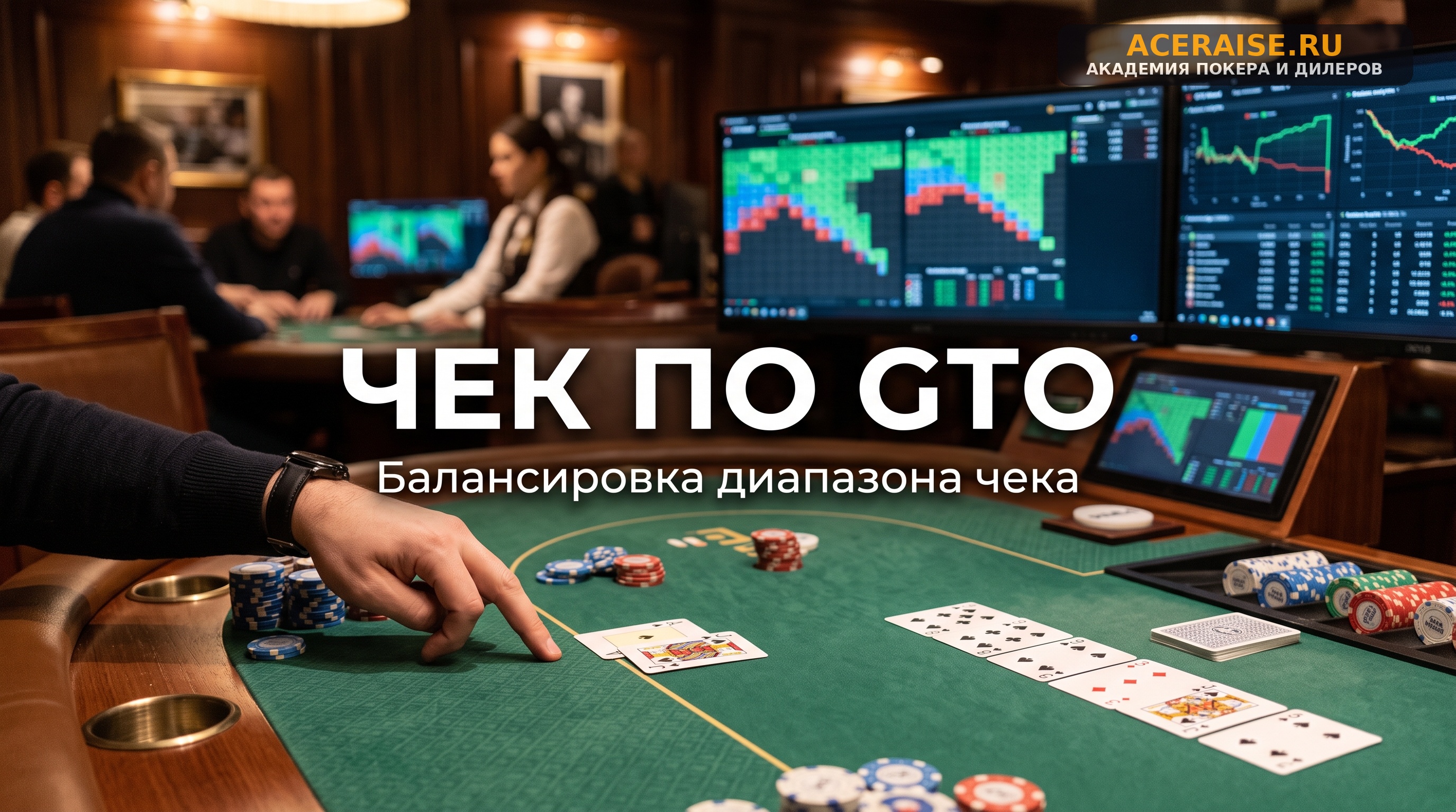 GTO-стратегия чека на флопе: как балансировать диапазон чека в качестве префлоп-агрессора