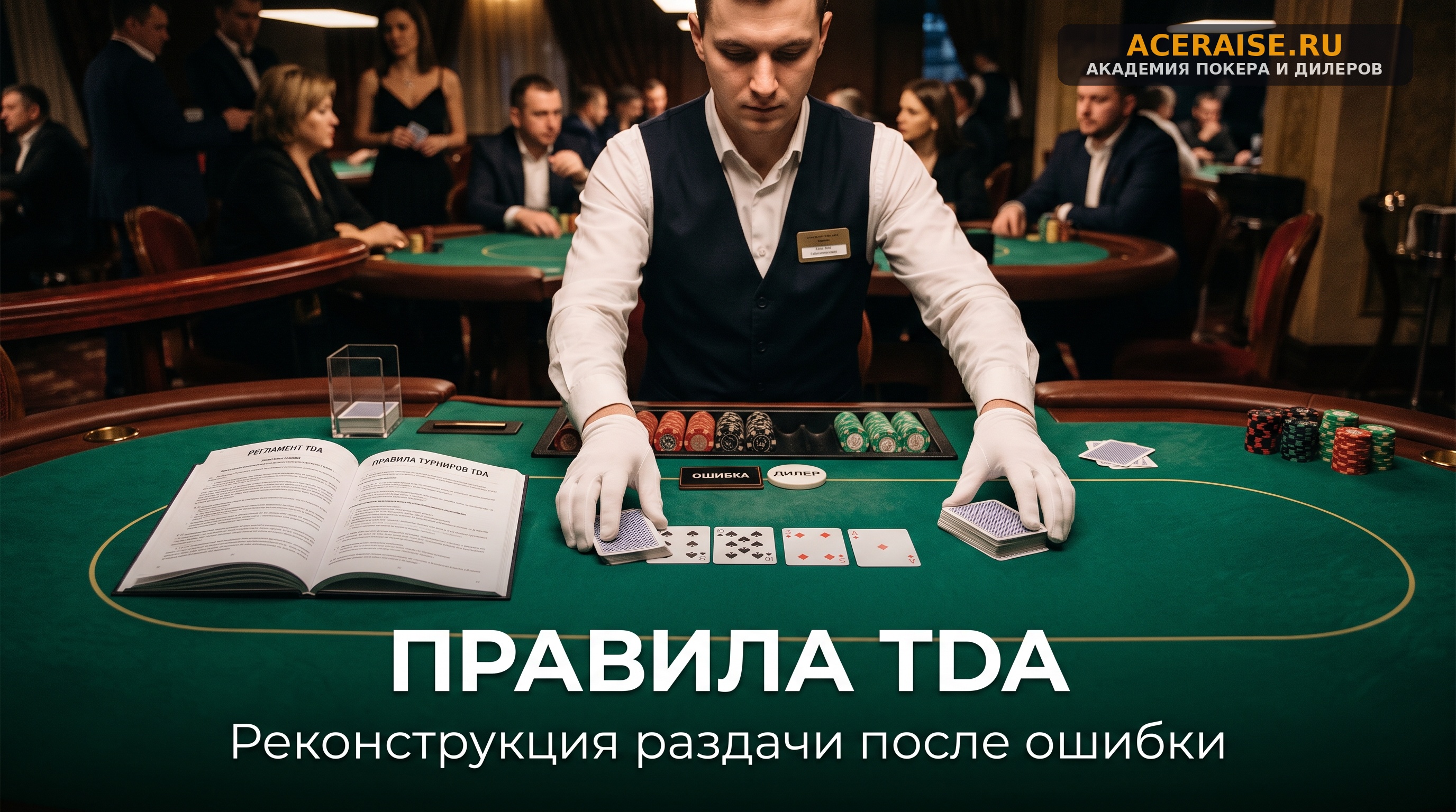 Регламент дилера при сбое на постфлопе: что делать, если карты борда смешались или открыты раньше времени