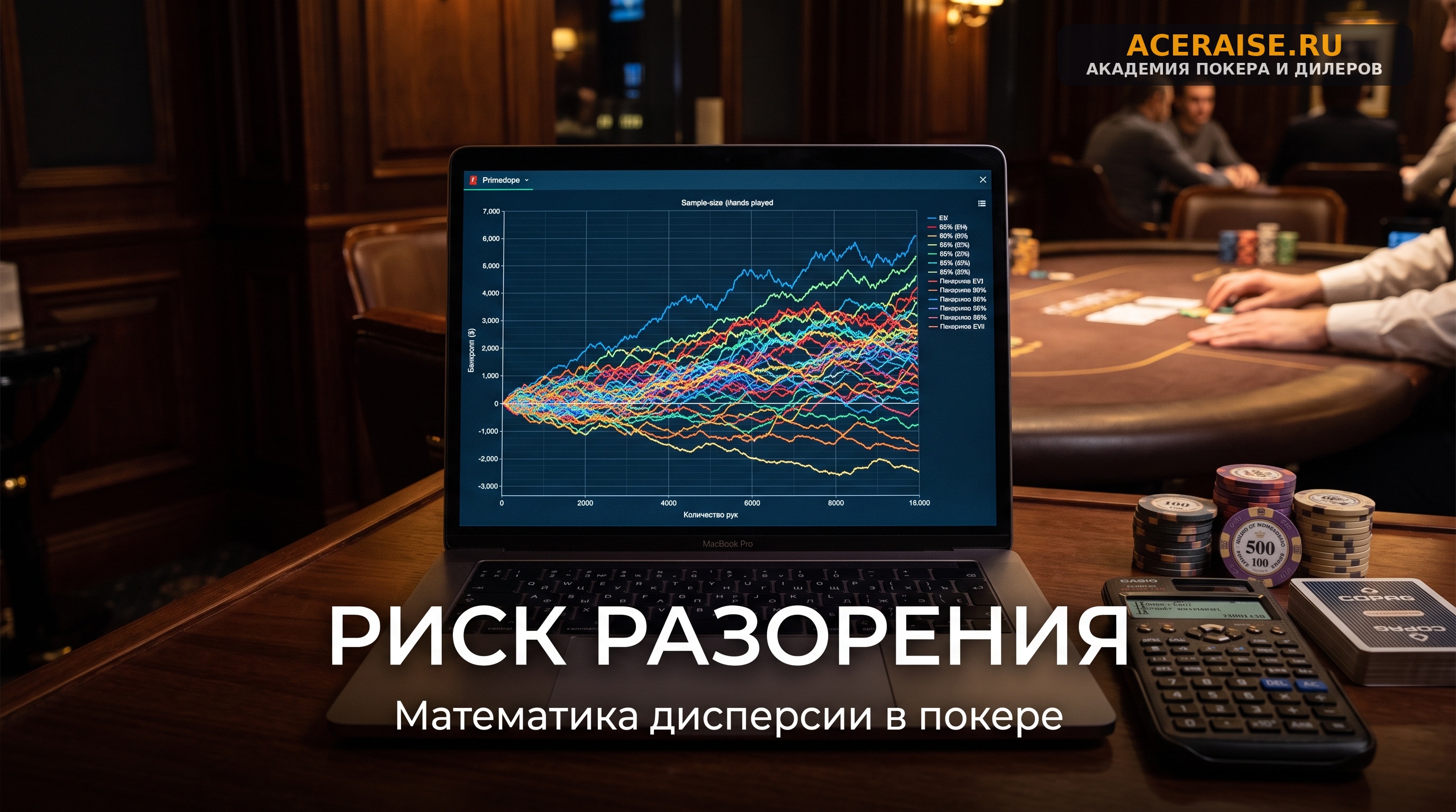 Математика покерной дисперсии: как рассчитать риск банкротства (Risk of Ruin)