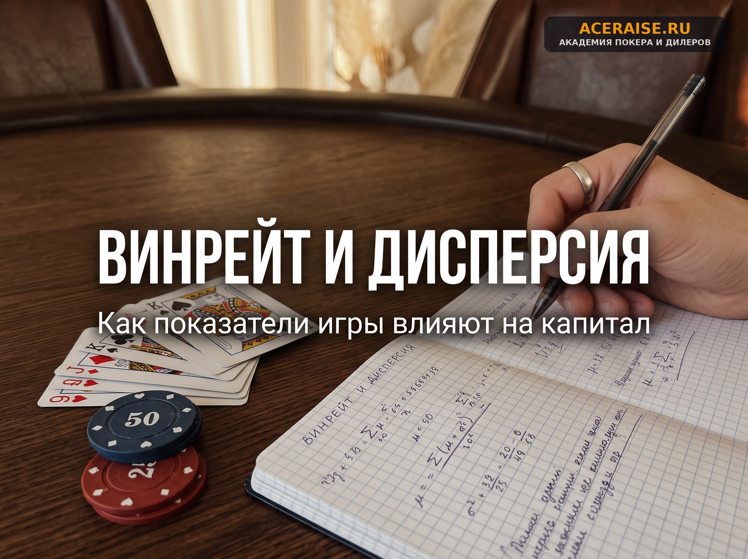 Математика покерной дисперсии: как рассчитать риск банкротства (Risk of Ruin)