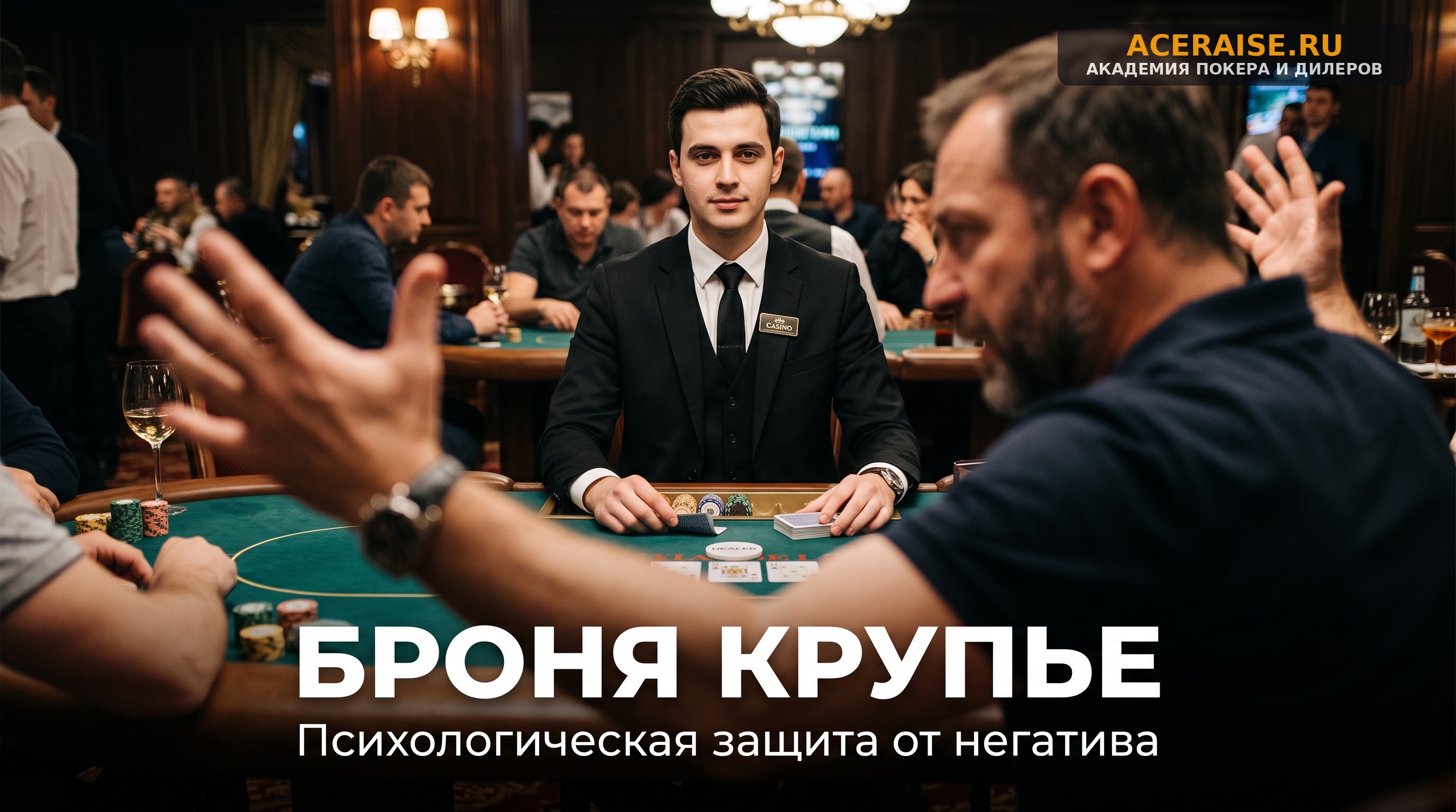 Психология стрессоустойчивости дилера: как спокойно реагировать на агрессию игроков и сохранять концентрацию
