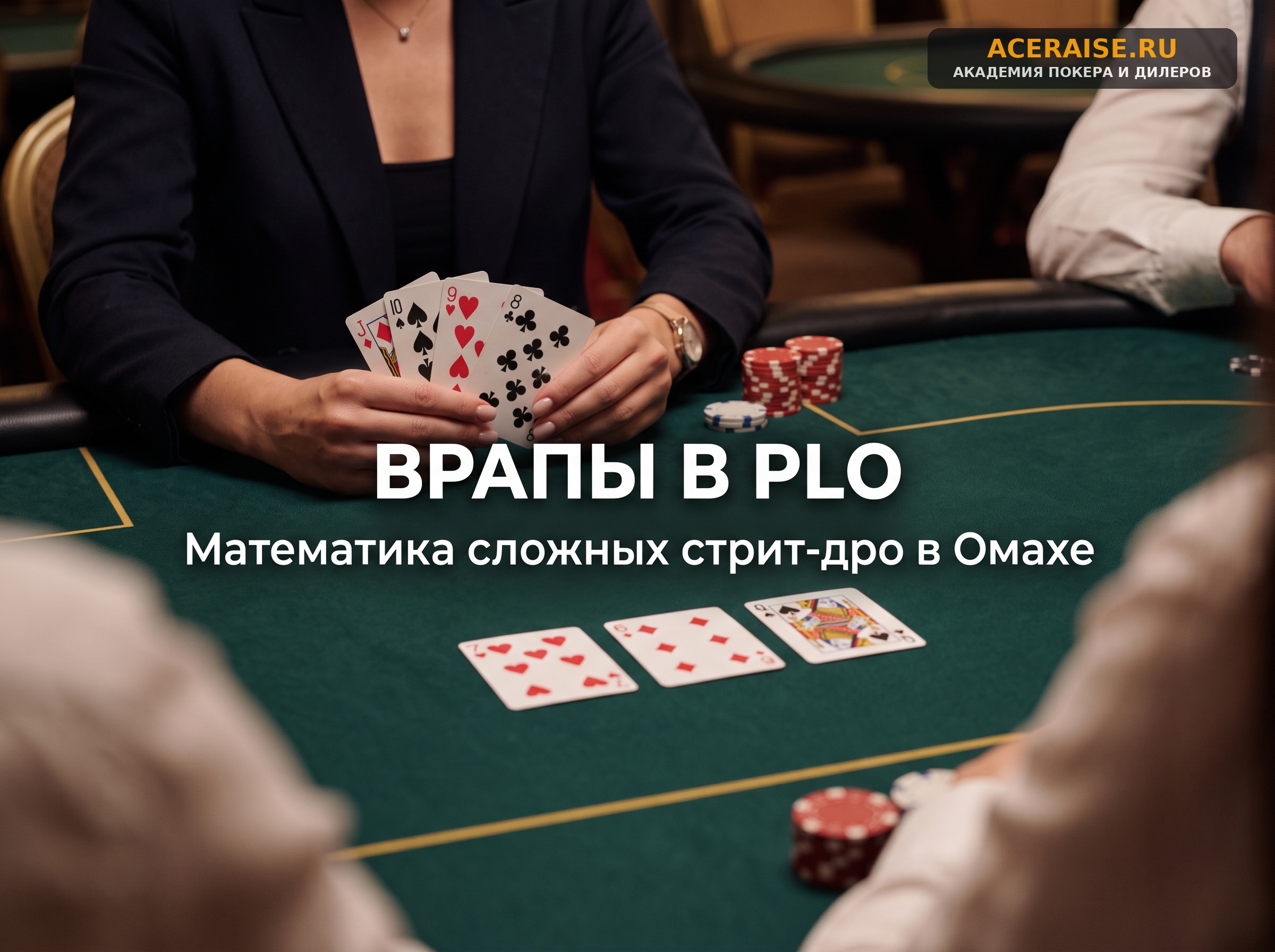Врапы и стрит-дро в Омахе: математика постфлопа для продвинутых игроков