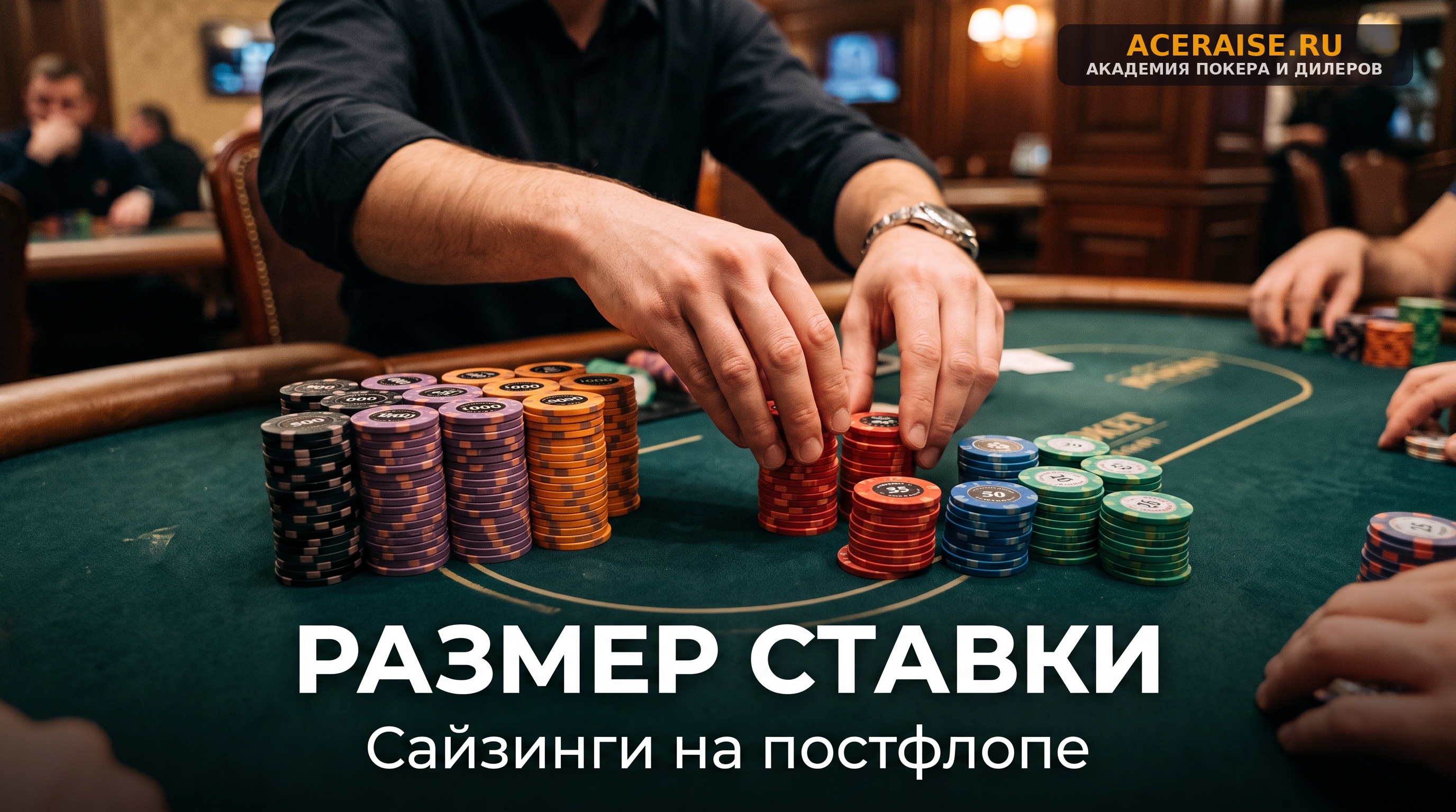 Сайзинги ставок на постфлопе: когда использовать овербеты, а когда ставить 1/3 банка