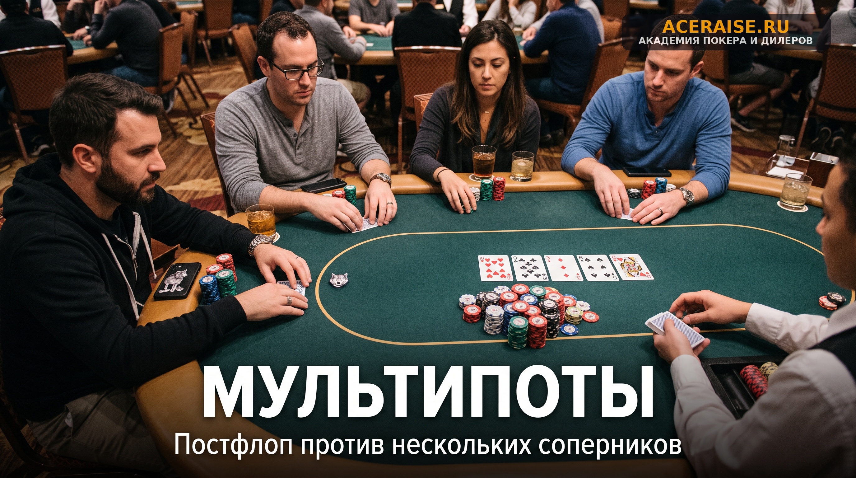 Мультипоты на постфлопе: эксплойт-стратегия игры против нескольких оппонентов