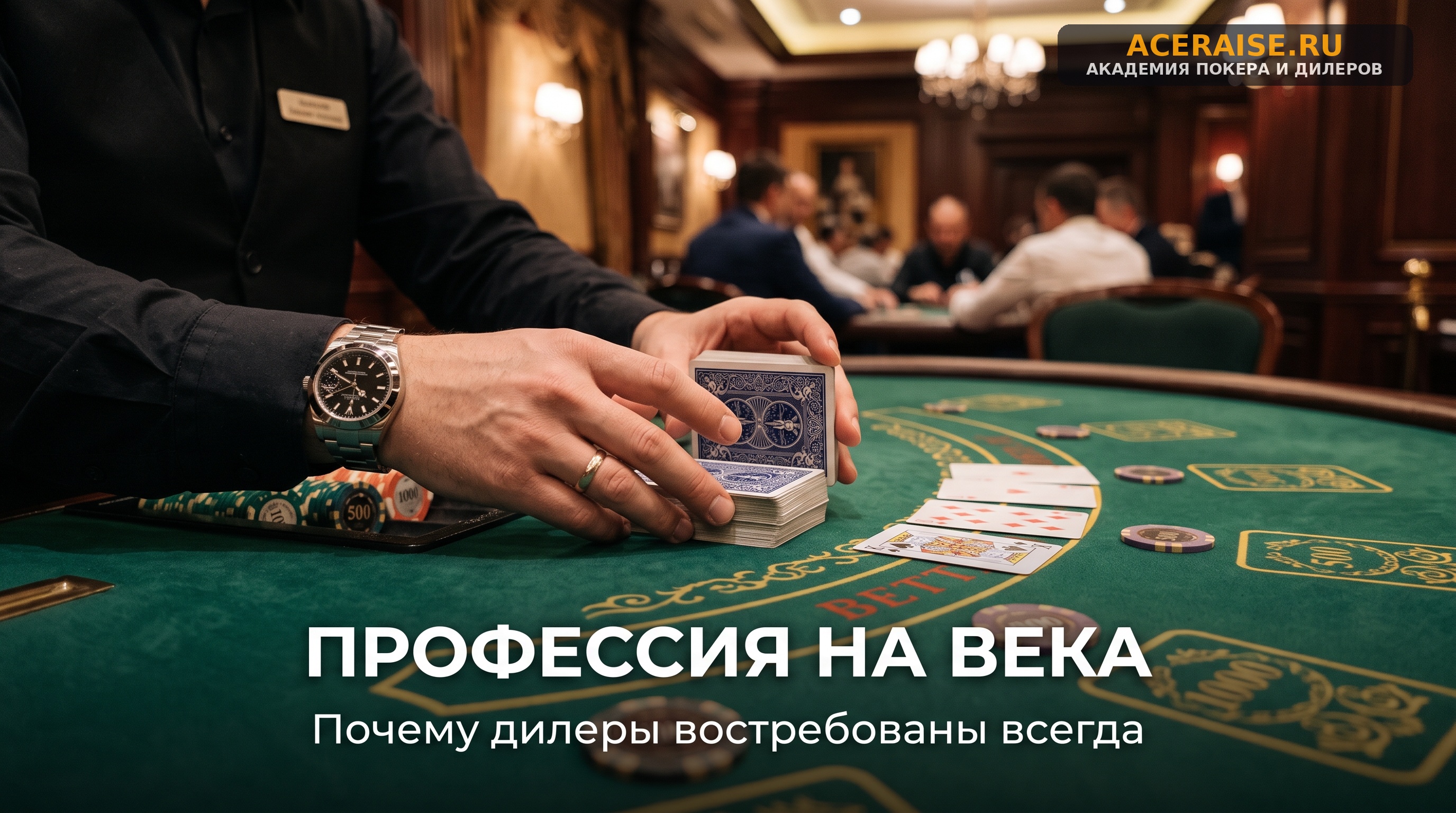 Профессия, которая прокормит всегда: почему покерные дилеры востребованы в любой кризис