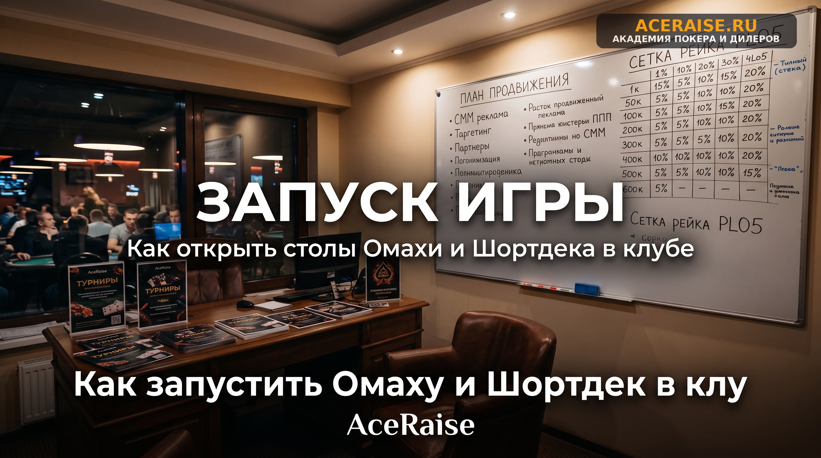 Как запустить Омаху и Шортдек в клубе: маркетинг и экономика альтернативных дисциплин для владельцев бизнеса