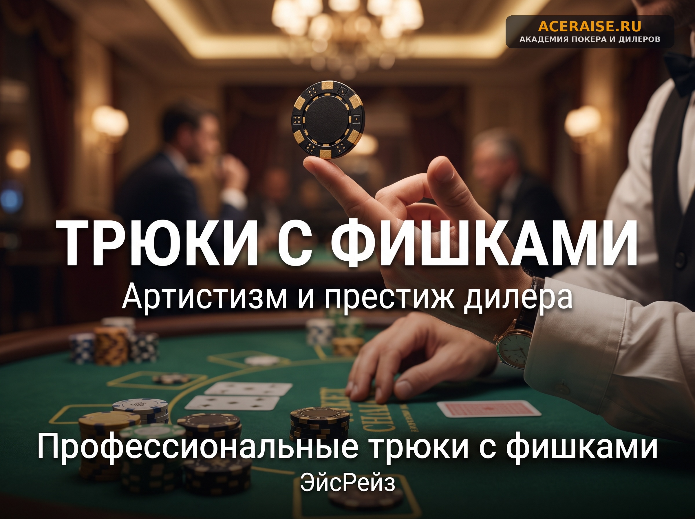 Профессиональные трюки с фишками (Chip Tricks): зачем дилеру владеть артистической техникой