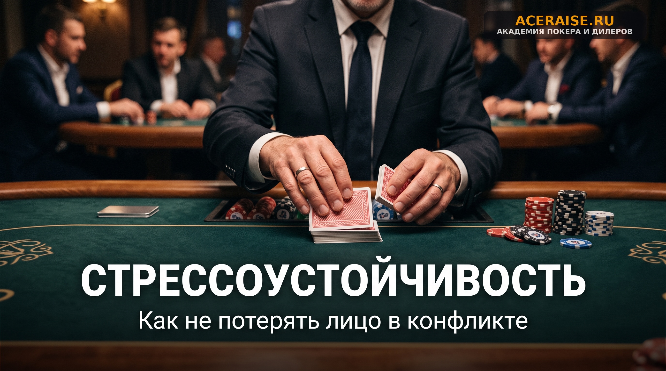 Психология стрессоустойчивости дилера: как спокойно реагировать на агрессию игроков и сохранять концентрацию